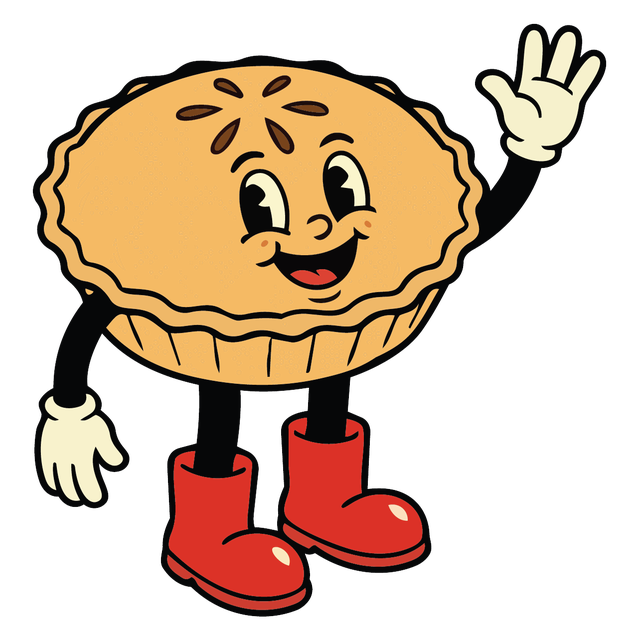 Pie Boy waving
